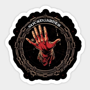 Chained Soundgarden Sticker
